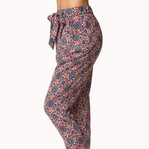 Women's Pink Batik Print Harem Pants size medium